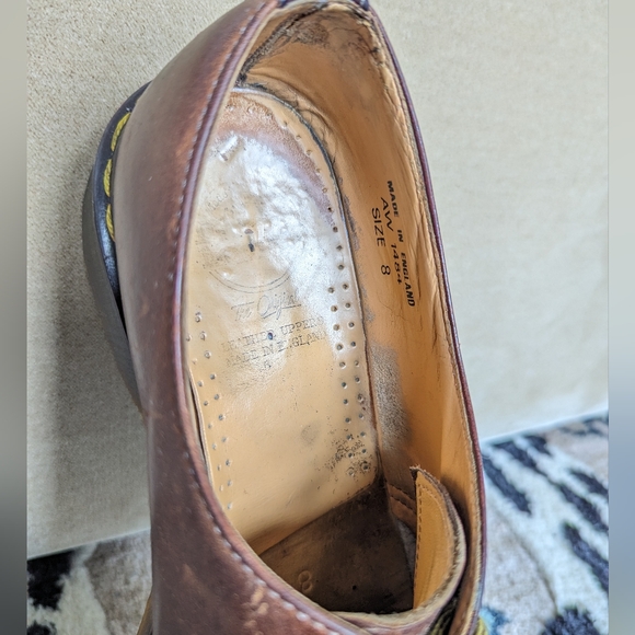 Dr Martens MADE IN ENGLAND vintage 1461 oxford shoes size 8 - Picture 4 of 9